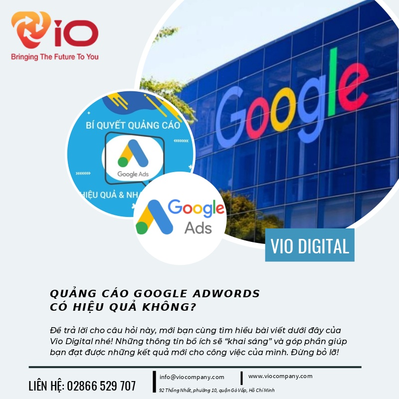 6 hình thức quảng cáo chính của Google Adwords