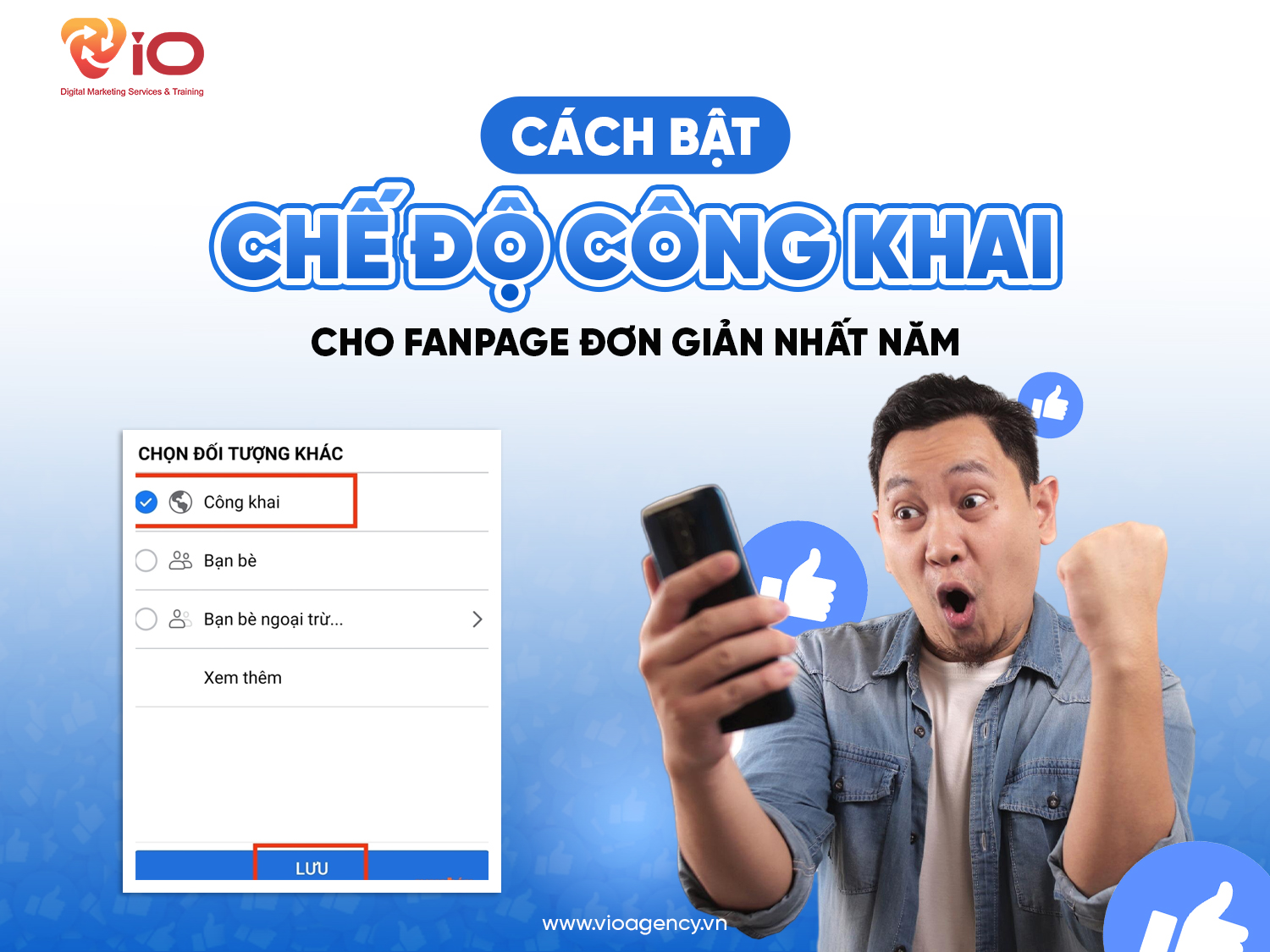 bật chế độ công khai cho fanpage