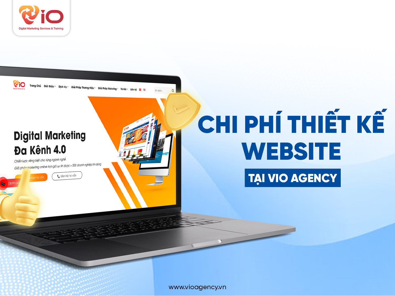 Chi phí thiết kế Website tại VIO AGENCY