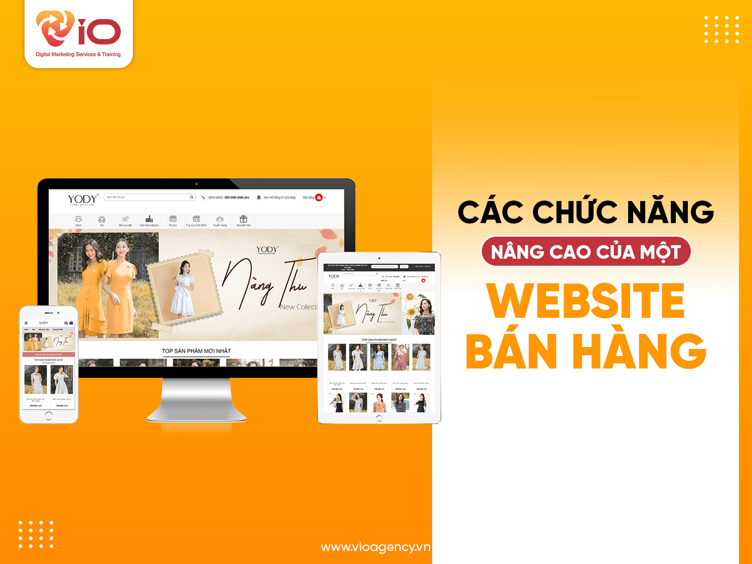 chức năng của website