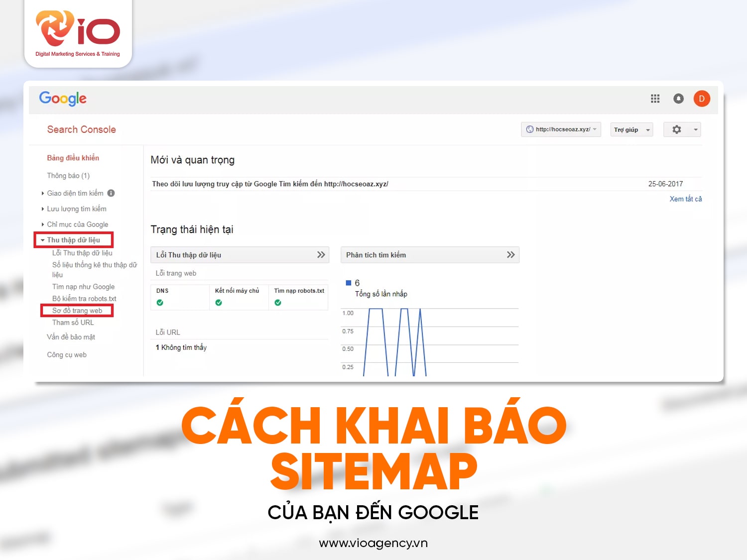 Cách để khai báo Sitemap đến Google là gì?