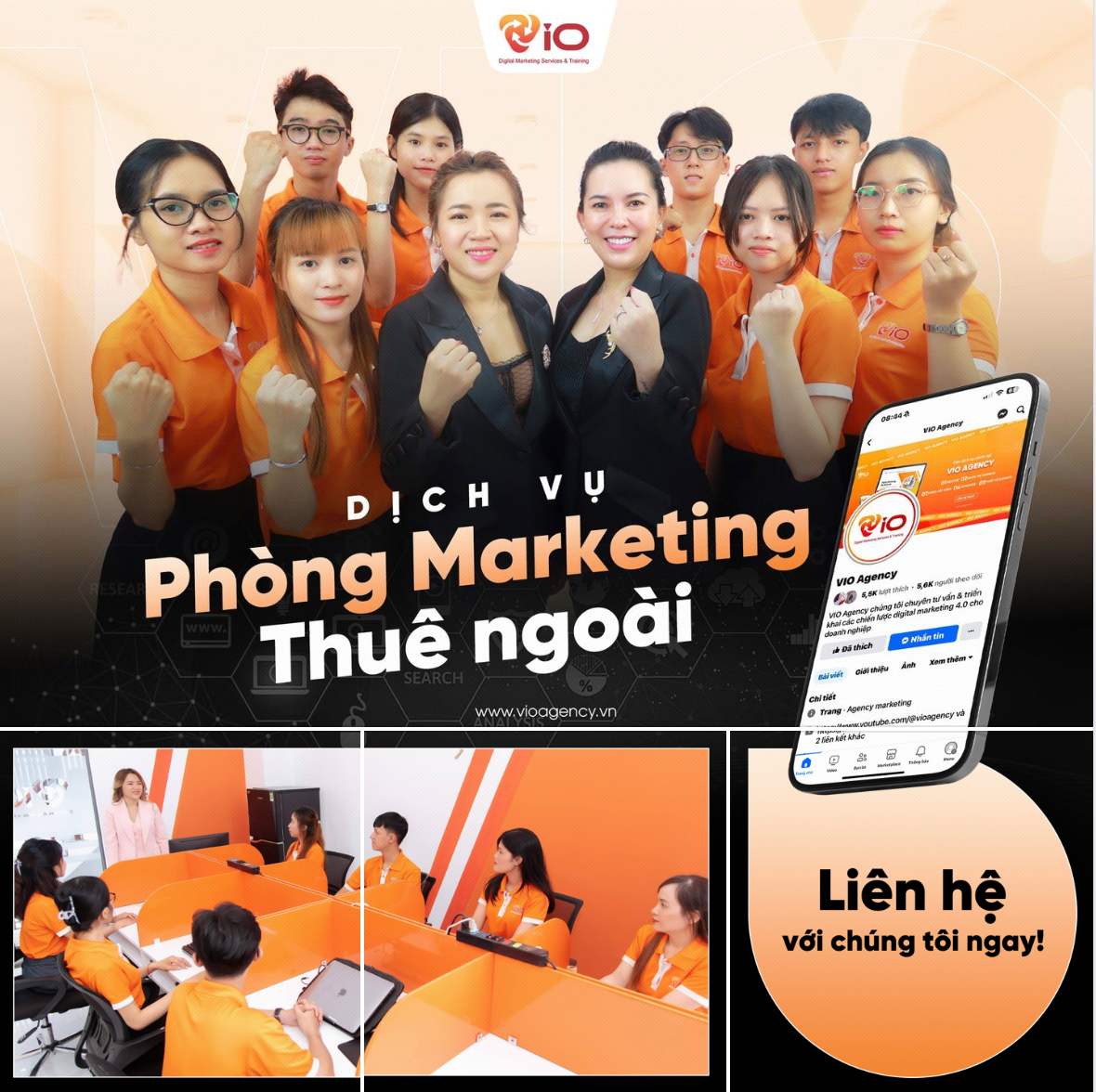 Phòng marketing thuê ngoài VIO