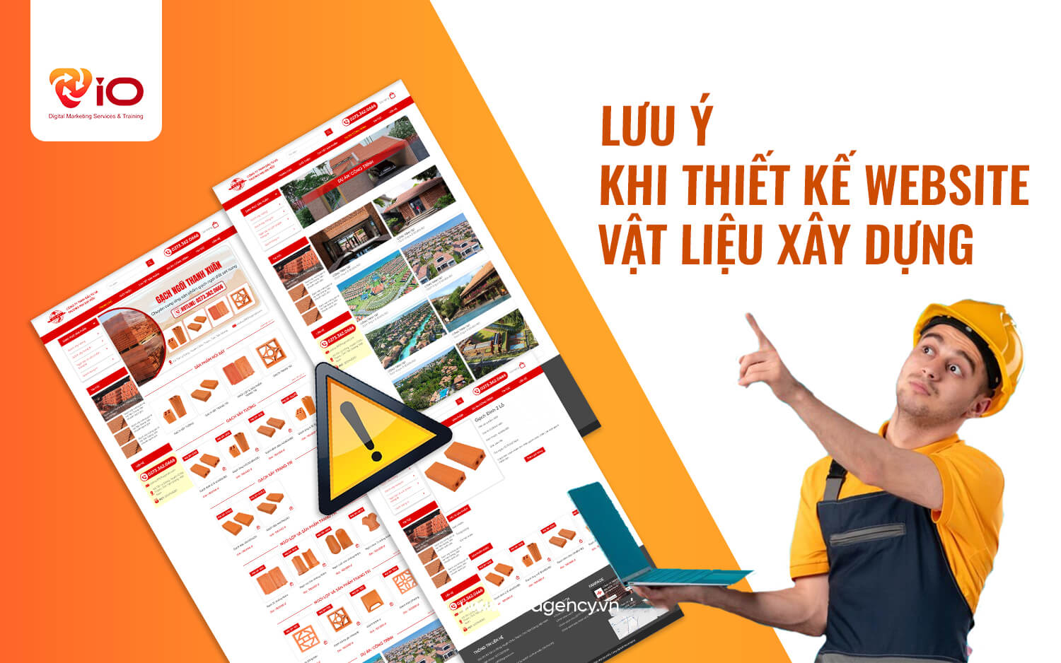 Lưu ý khi thiết kế website vật liệu xây dựng