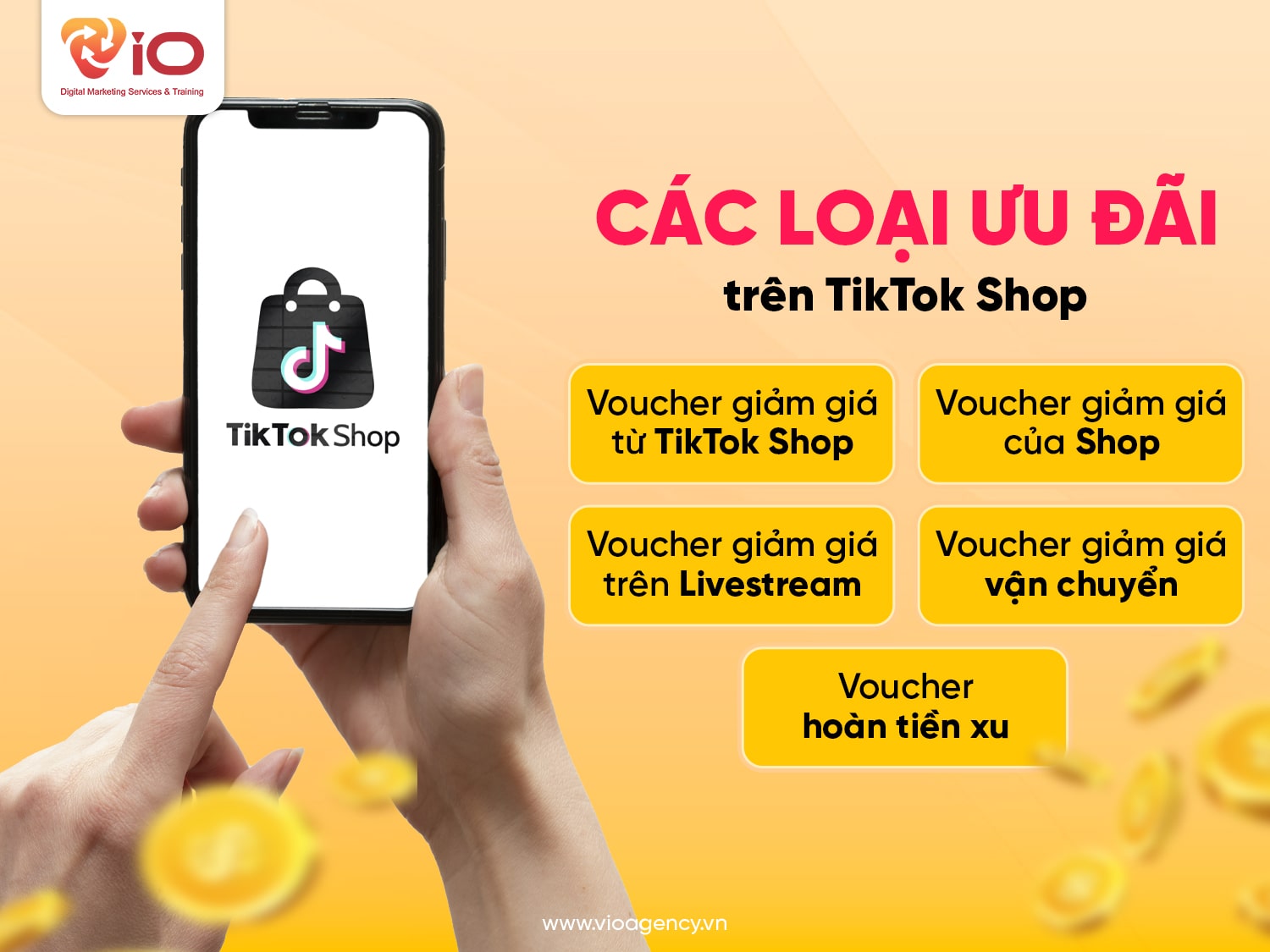 Các loại ưu đãi trên TikTok Shop