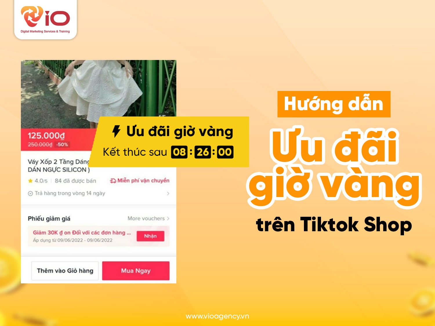 Hướng dẫn cách tạo ưu đãi giờ vàng trên TikTok Shop