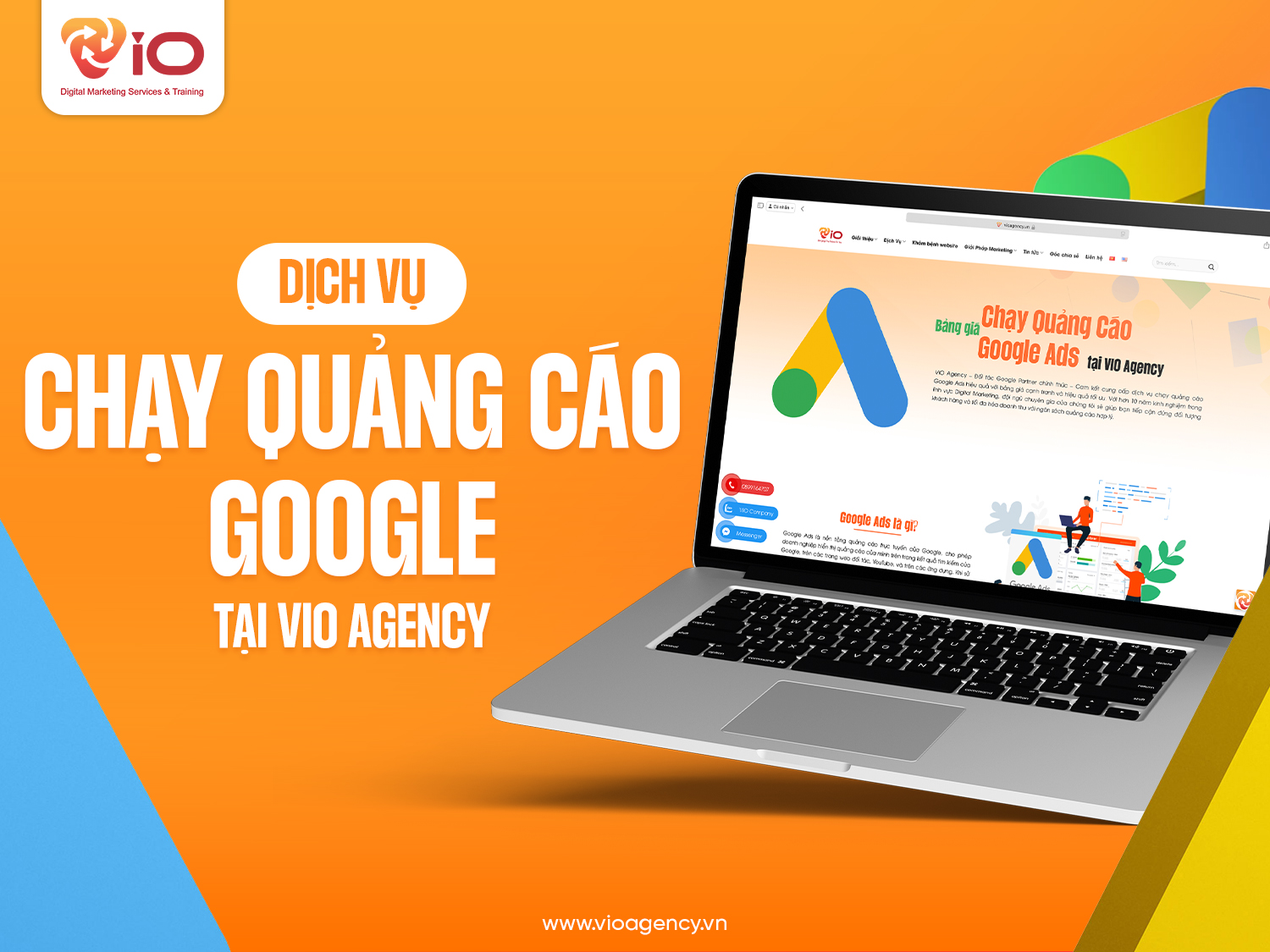 Dịch vụ chạy quảng cáo Google tại VIO Agency