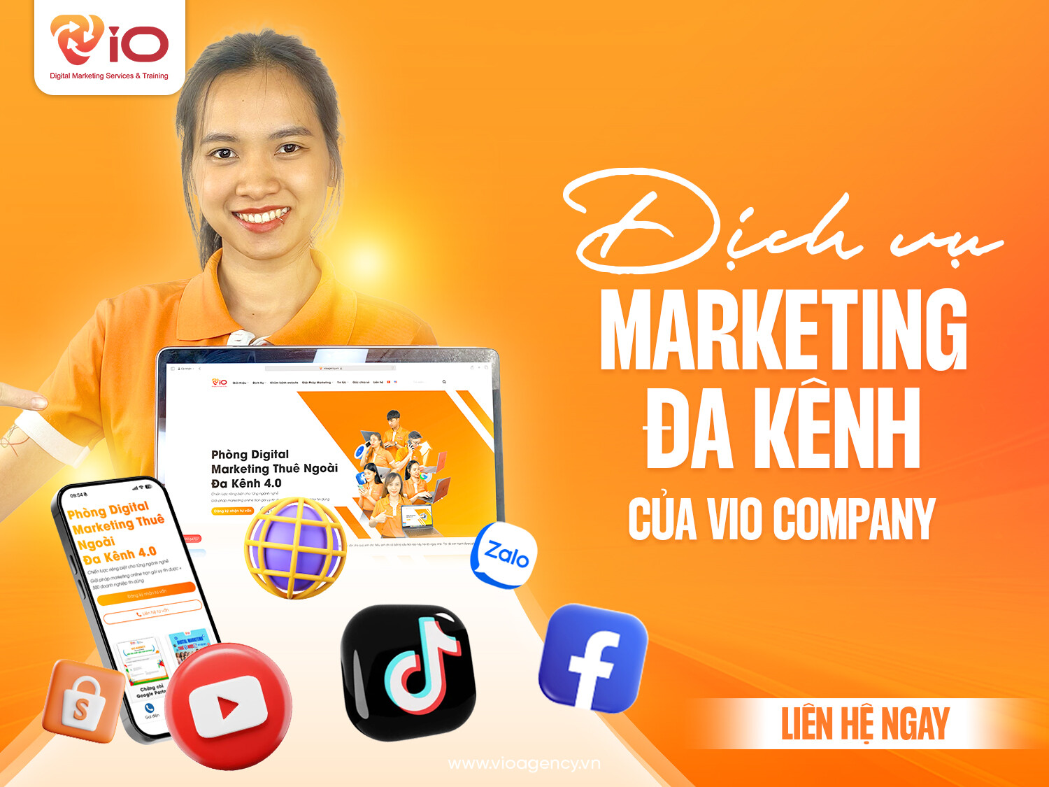 Dịch vụ marketing đa kênh của VIO Agency