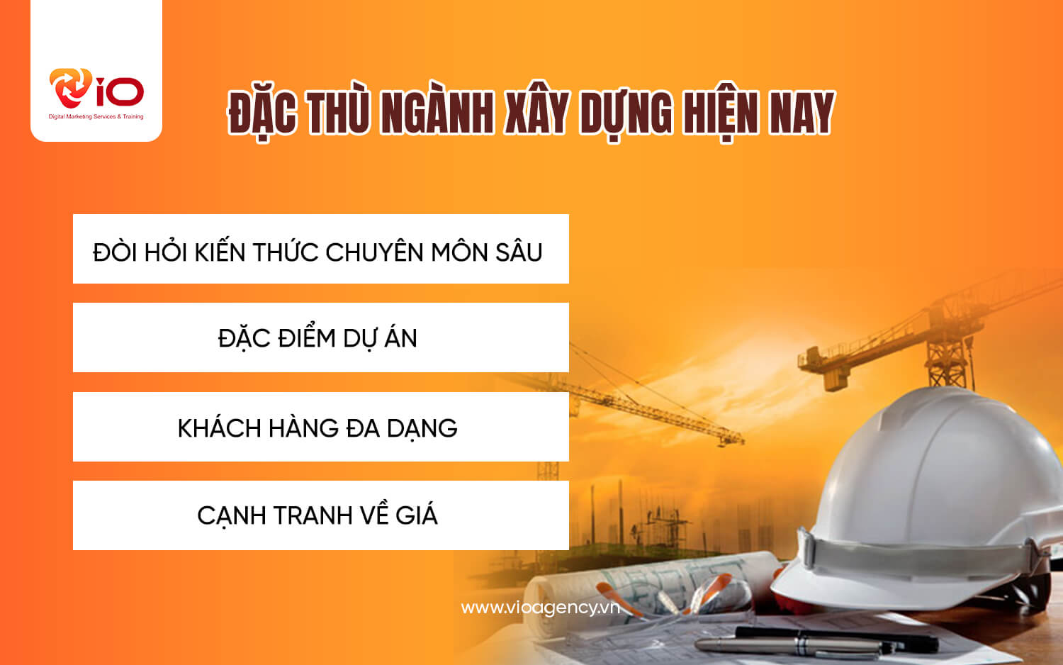 Đặc thù ngành xây dựng hiện nay