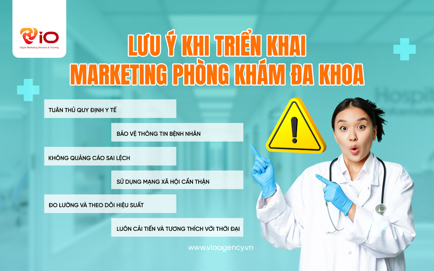 Lưu ý khi triển khai marketing phòng khám đa khoa