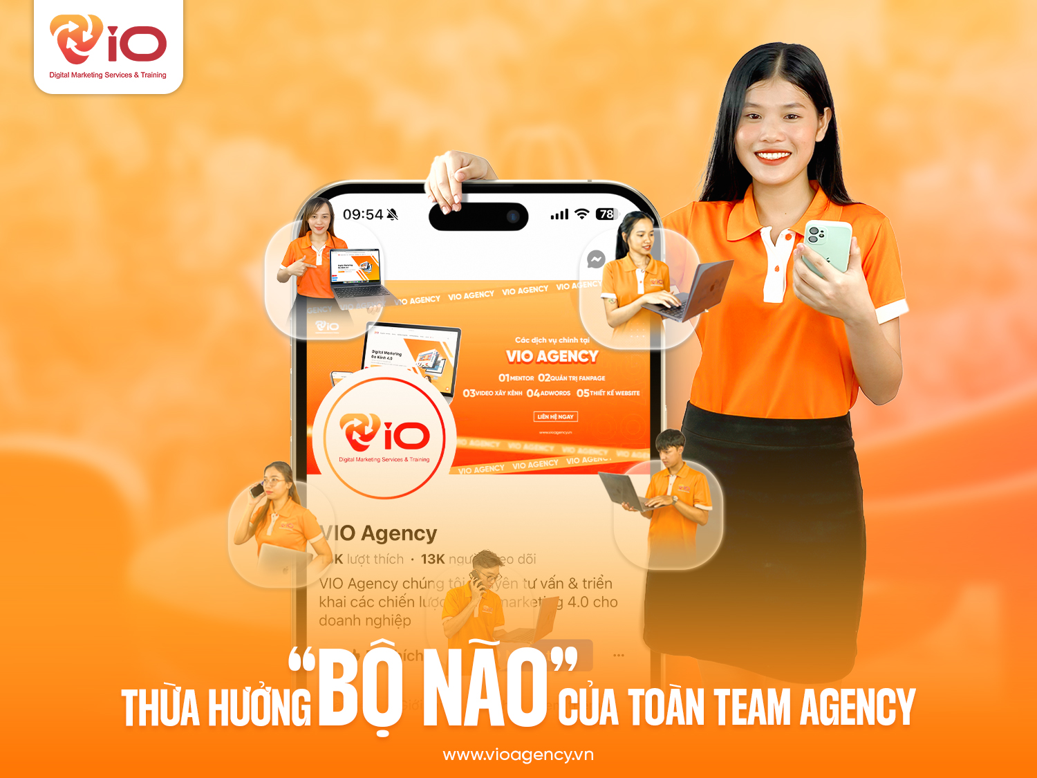 Thừa hưởng “Bộ Não” của toàn team Agency