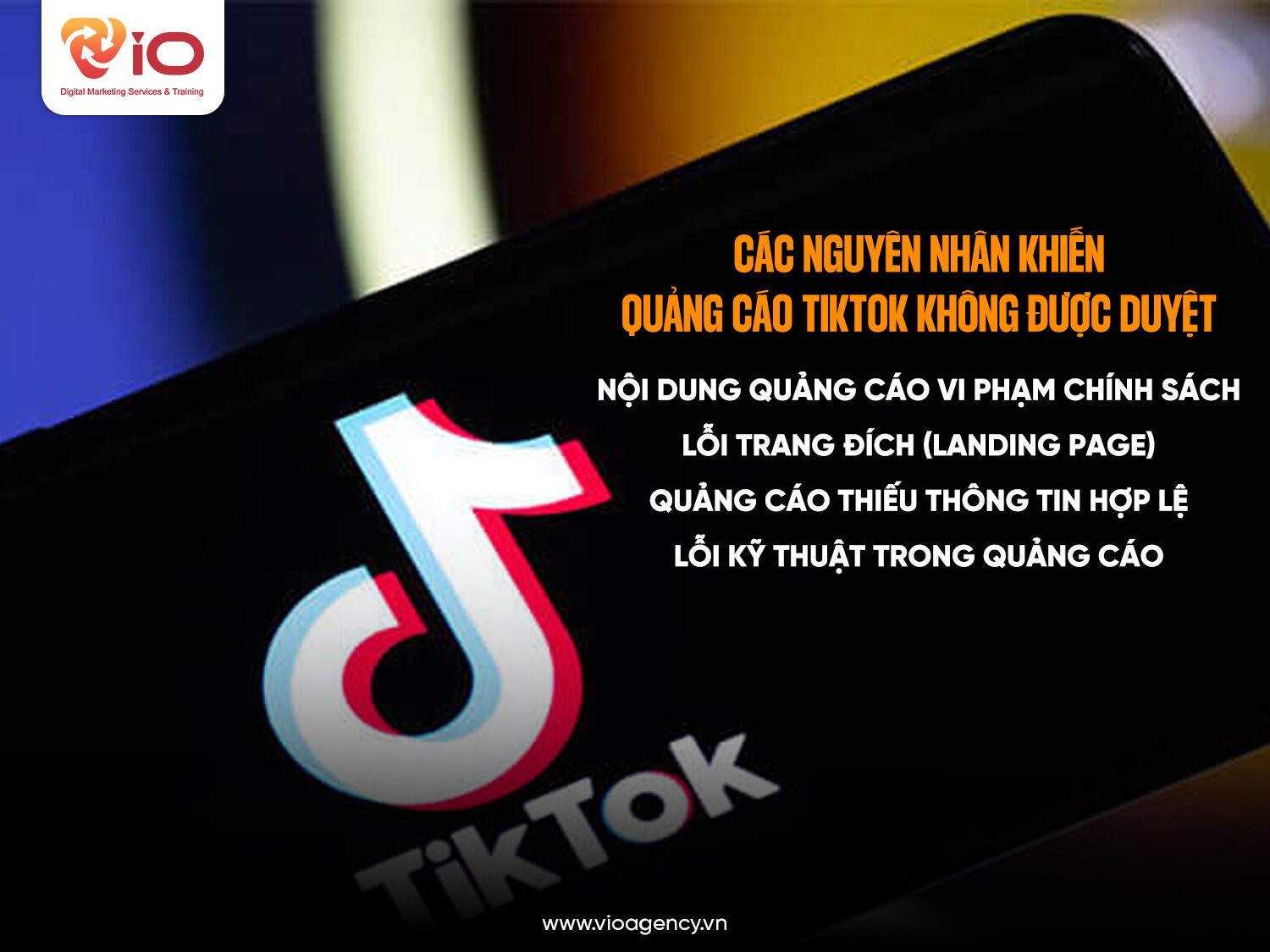 Tại sao không quảng cáo được trên Tiktok?