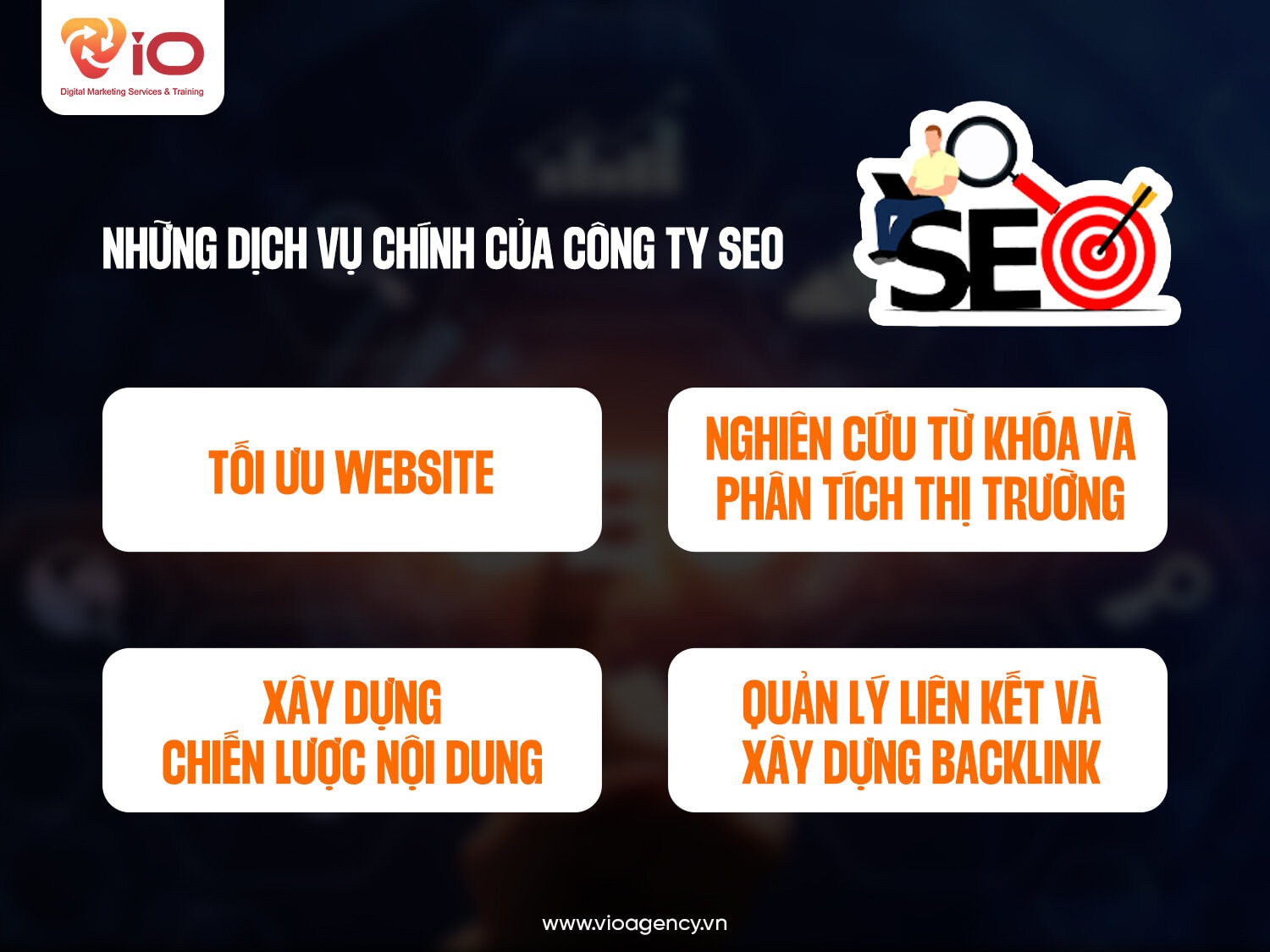 Những dịch vụ chính của công ty SEO