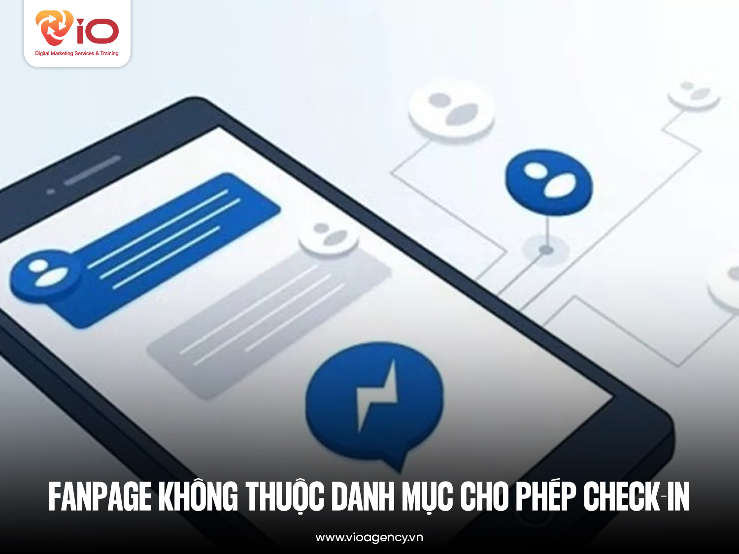 Fanpage không thuộc danh mục cho phép check in