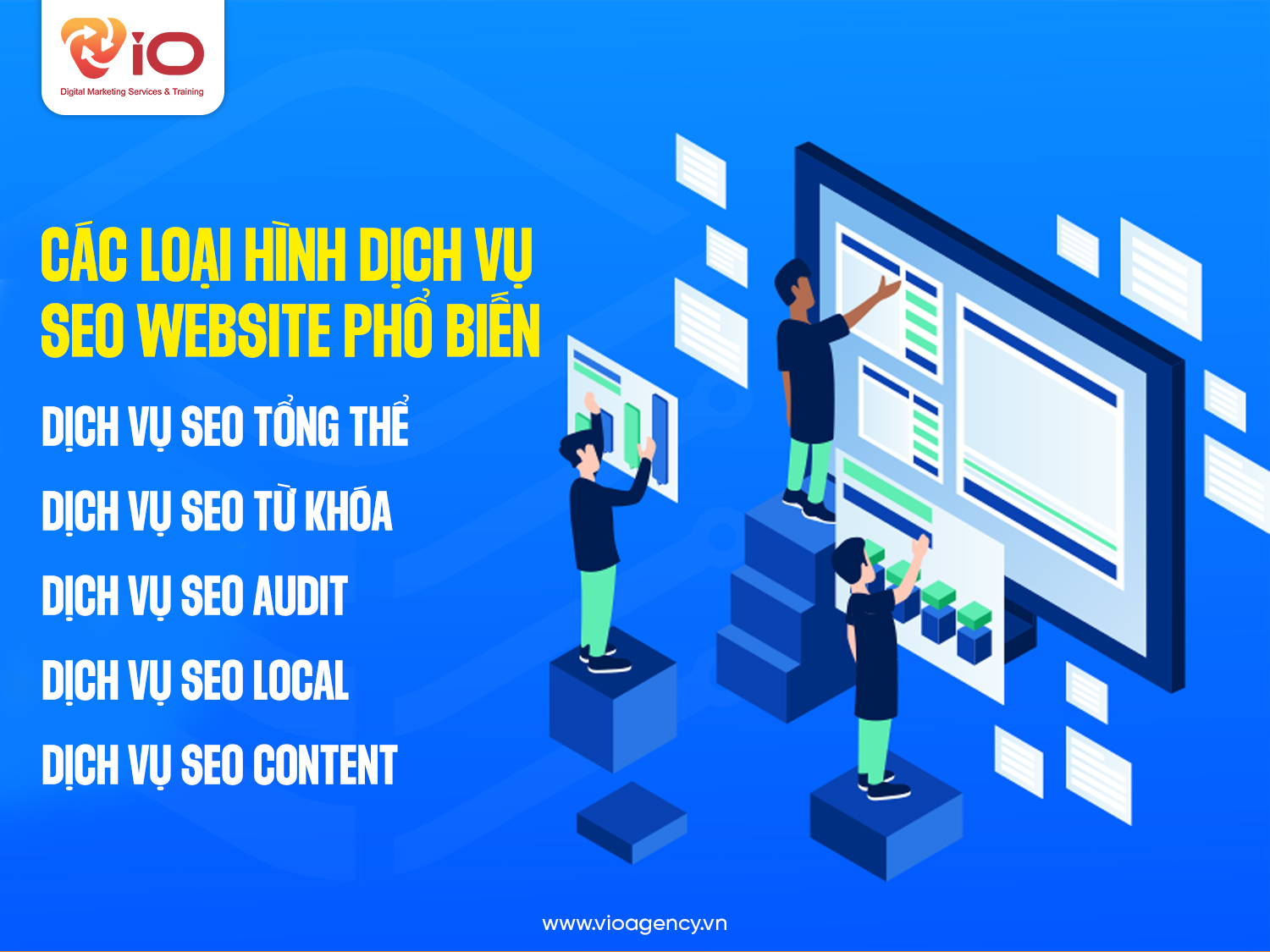 Các loại hình dịch vụ SEO Website phổ biến