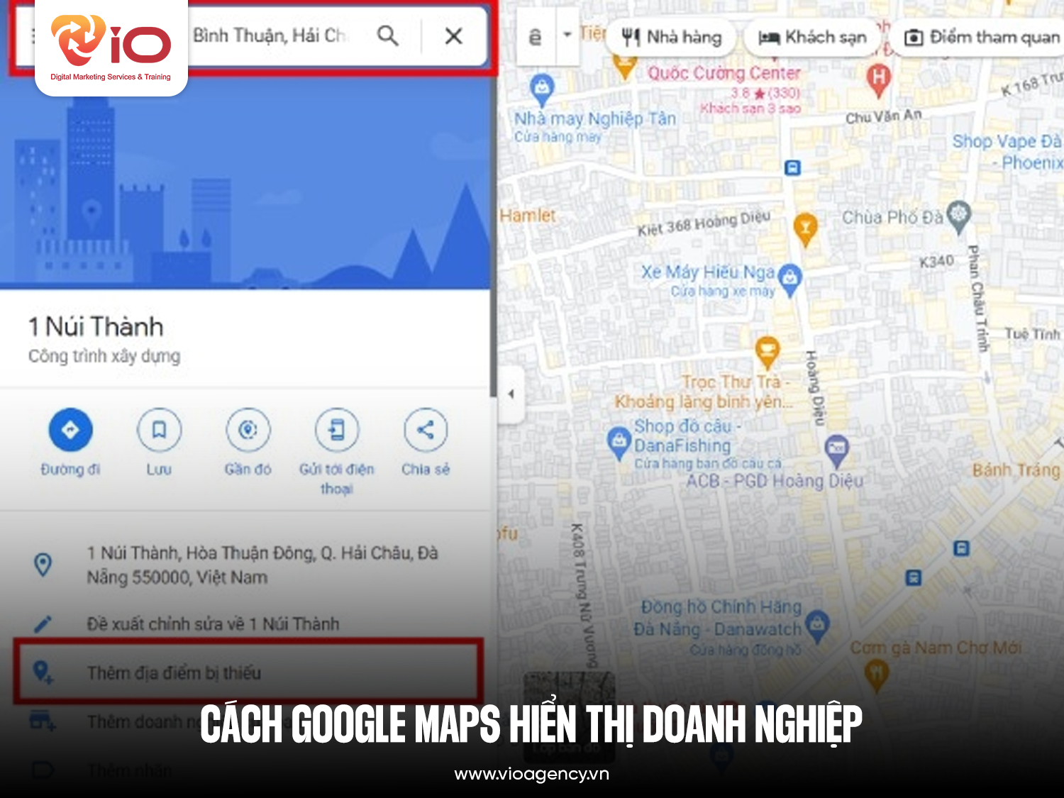 Cách Google Maps hiển thị doanh nghiệp của bạn là gì? 