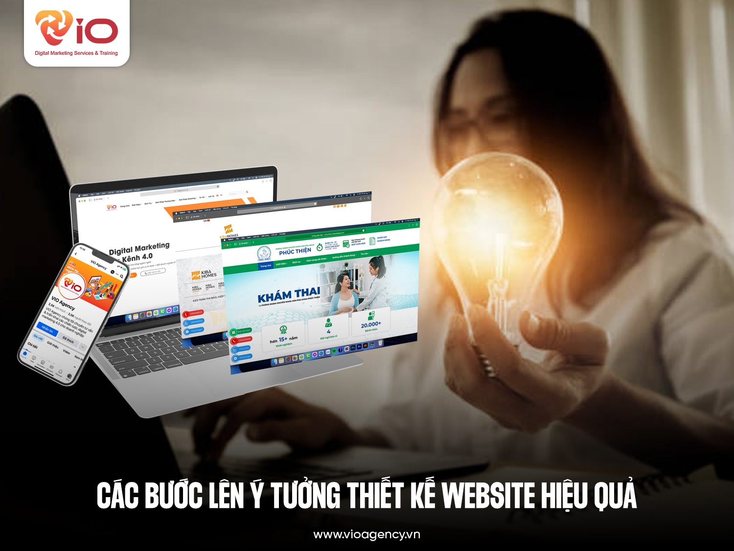 Các bước lên ý tưởng thiết kế Website hiệu quả