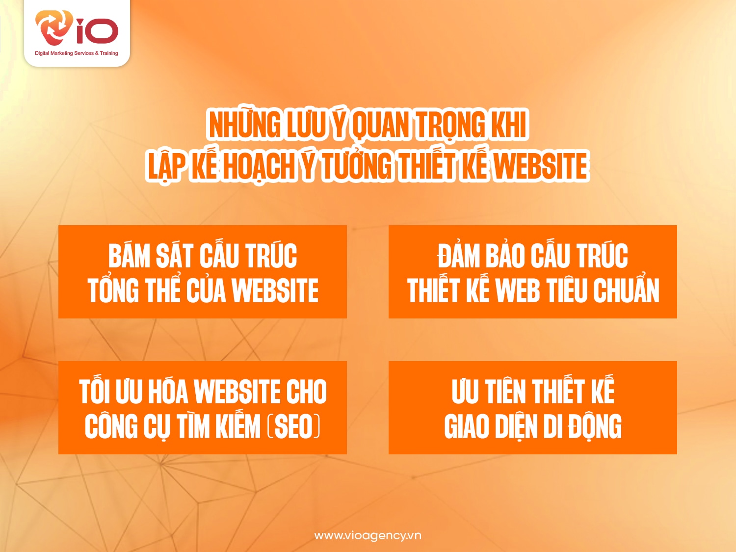 Những điểm cần xem xét khi lập kế hoạch thiết kế Web