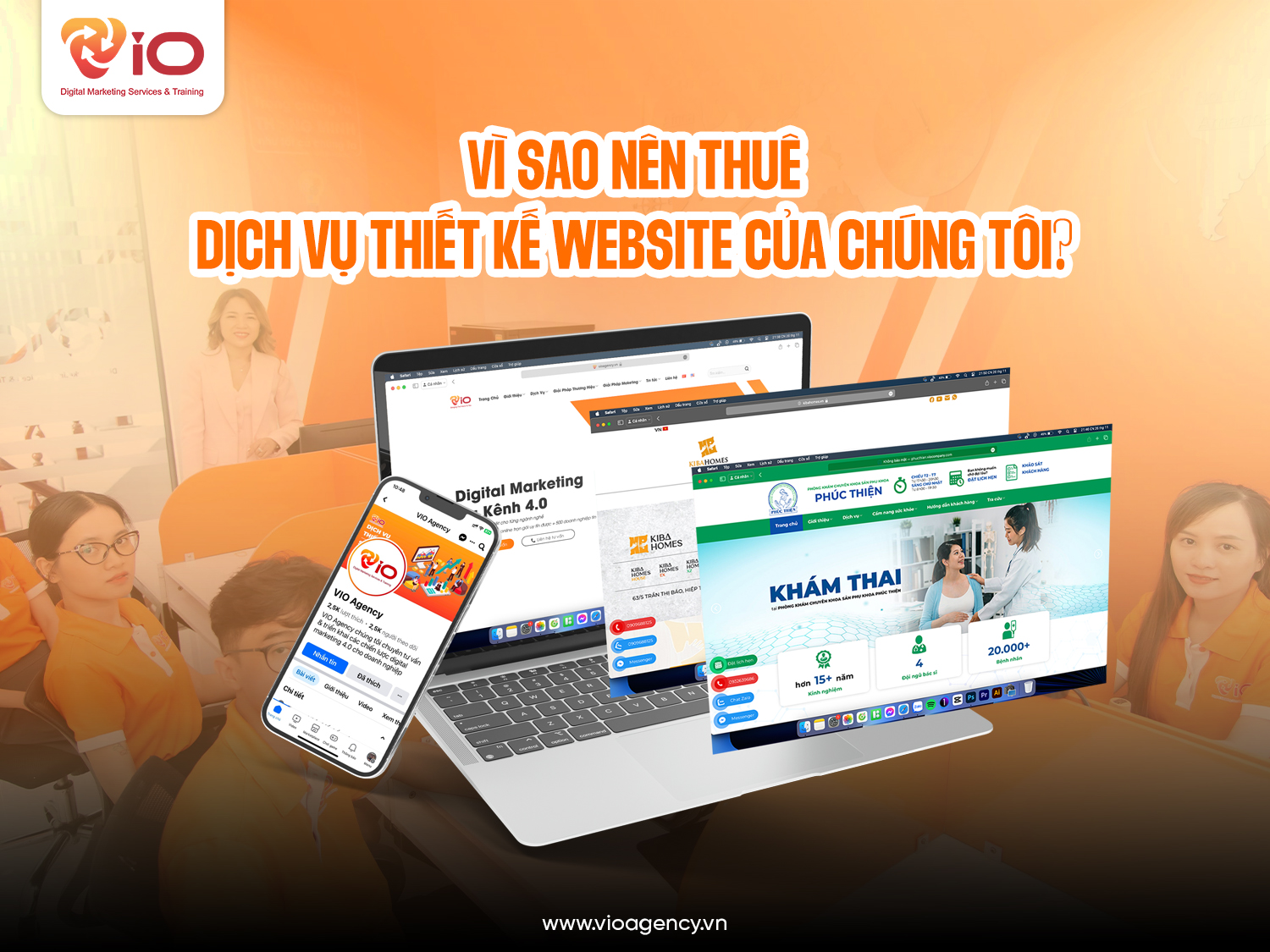 Vì sao nên thuê dịch vụ thiết kế Website của chúng tôi?