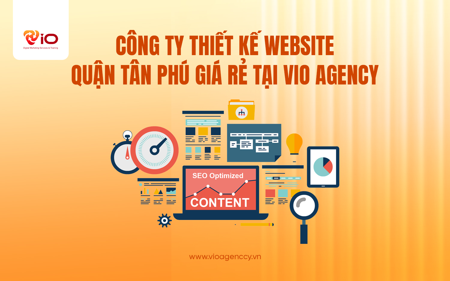 Công ty thiết kế website quận Tân Phú giá rẻ tại VIO AGENCY