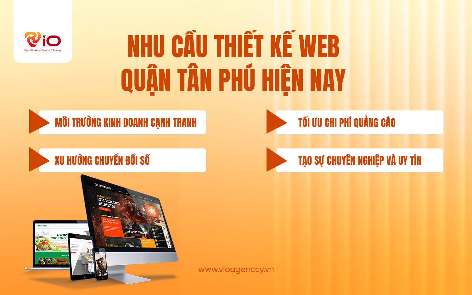 Nhu cầu thiết kế web quận Tân Phú hiện nay