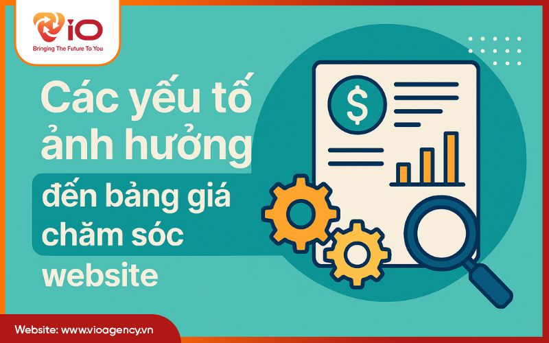Các yếu tố ảnh hưởng đến bảng giá chăm sóc website