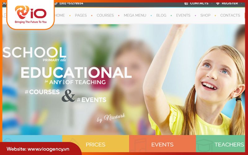 Thiết kế website giáo dục chuyên nghiệp: Giải pháp tối ưu cho ngành giáo dục