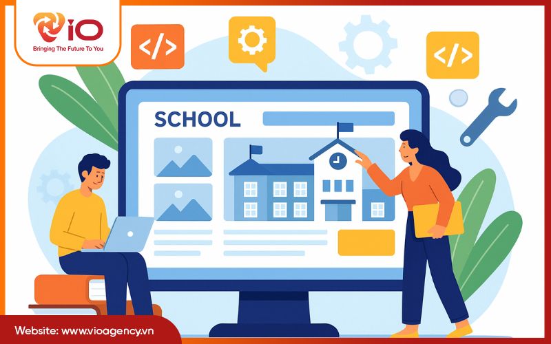 Vio Agency: Đơn vị thiết kế website trường học chuyên nghiệp 