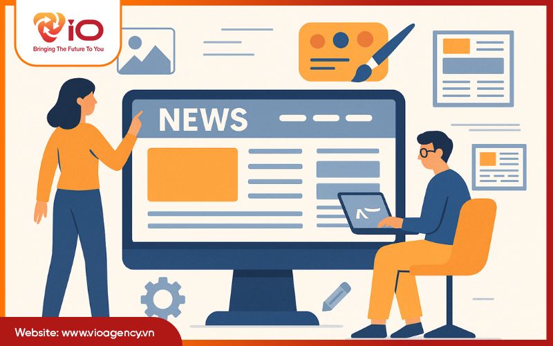 Gợi ý mẫu & đơn vị thiết kế website tin tức