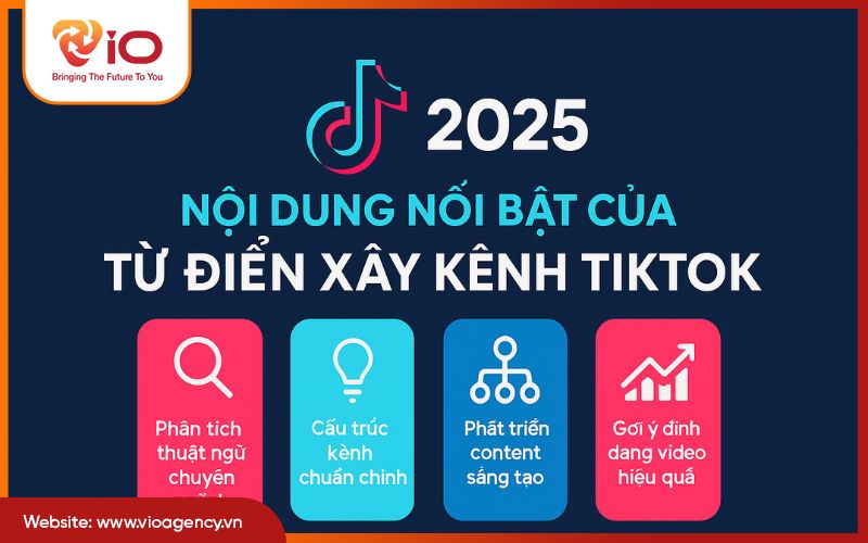 Nội dung nổi bật của từ điển xây kênh tiktok 2025