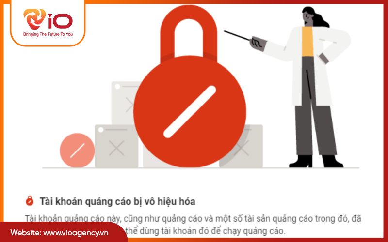 Tài khoản quảng cáo Tiktok bị tạm ngưng