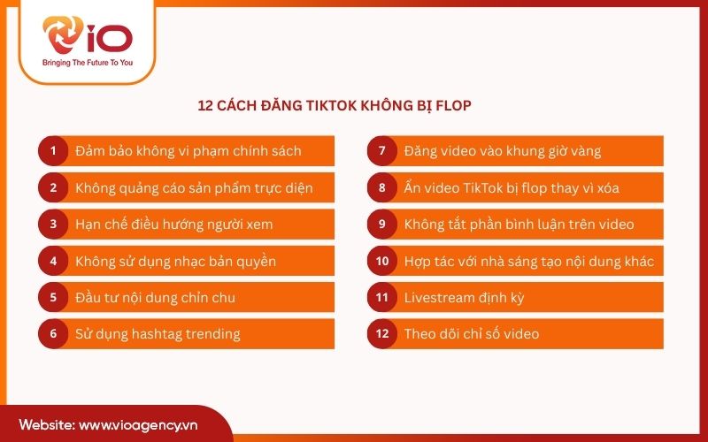 12 Cách đăng TikTok không bị flop