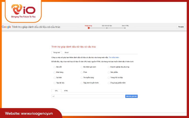 Tạo Schema Markup bằng công cụ của Google