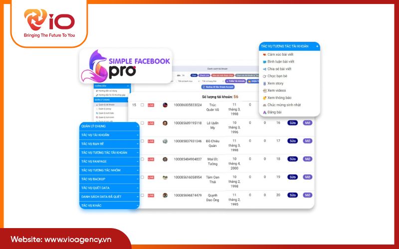 Tool đăng bài Facebook Simple Facebook Pro