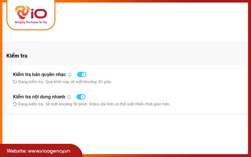 Kiên nhẫn chờ quá trình kiểm duyệt