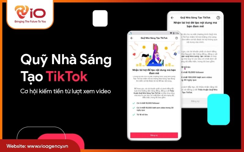 Kiếm tiền trực tiếp từ TikTok qua Quỹ Nhà sáng tạo (Creator Fund)