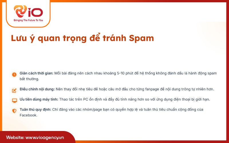 Những chú ý khi thực hiện cách đăng bài vào nhiều nhóm trên Facebook