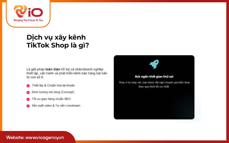 Dịch vụ xây kênh TikTok shop là gì?
