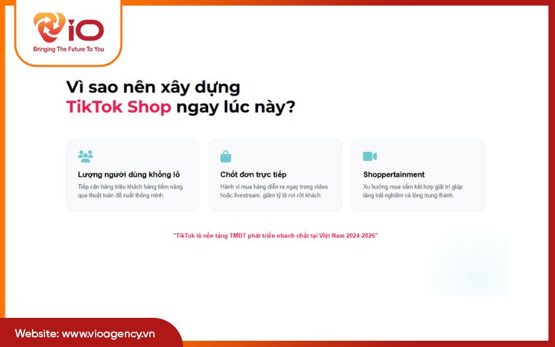 Vì sao nên xây dựng TikTok shop bán hàng