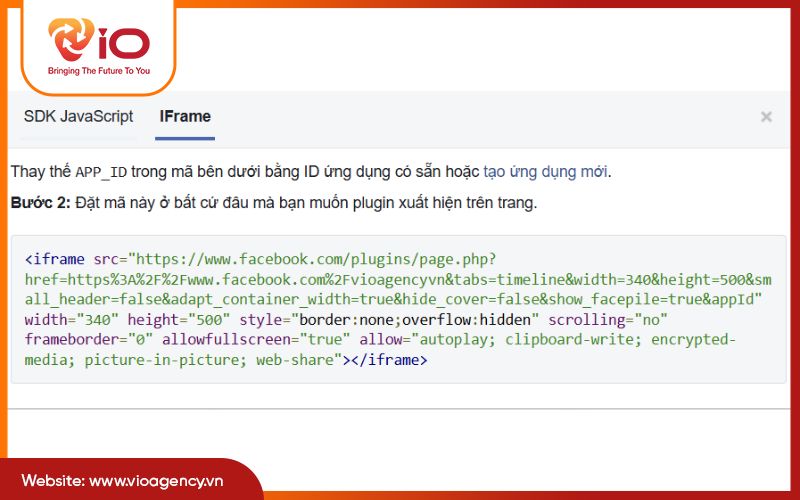 Lấy code nhúng fanpage vào wordpress